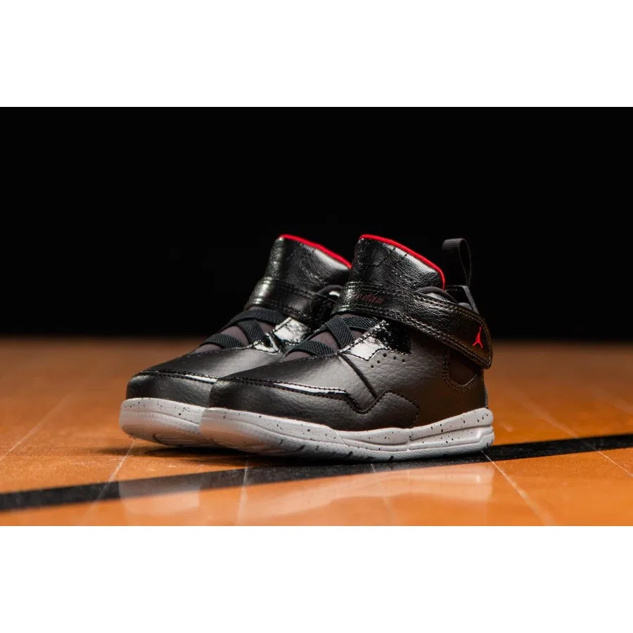Детские кроссовки с резинкой и липучкой Air Jordan Td Courtside 23 Nike, Черный