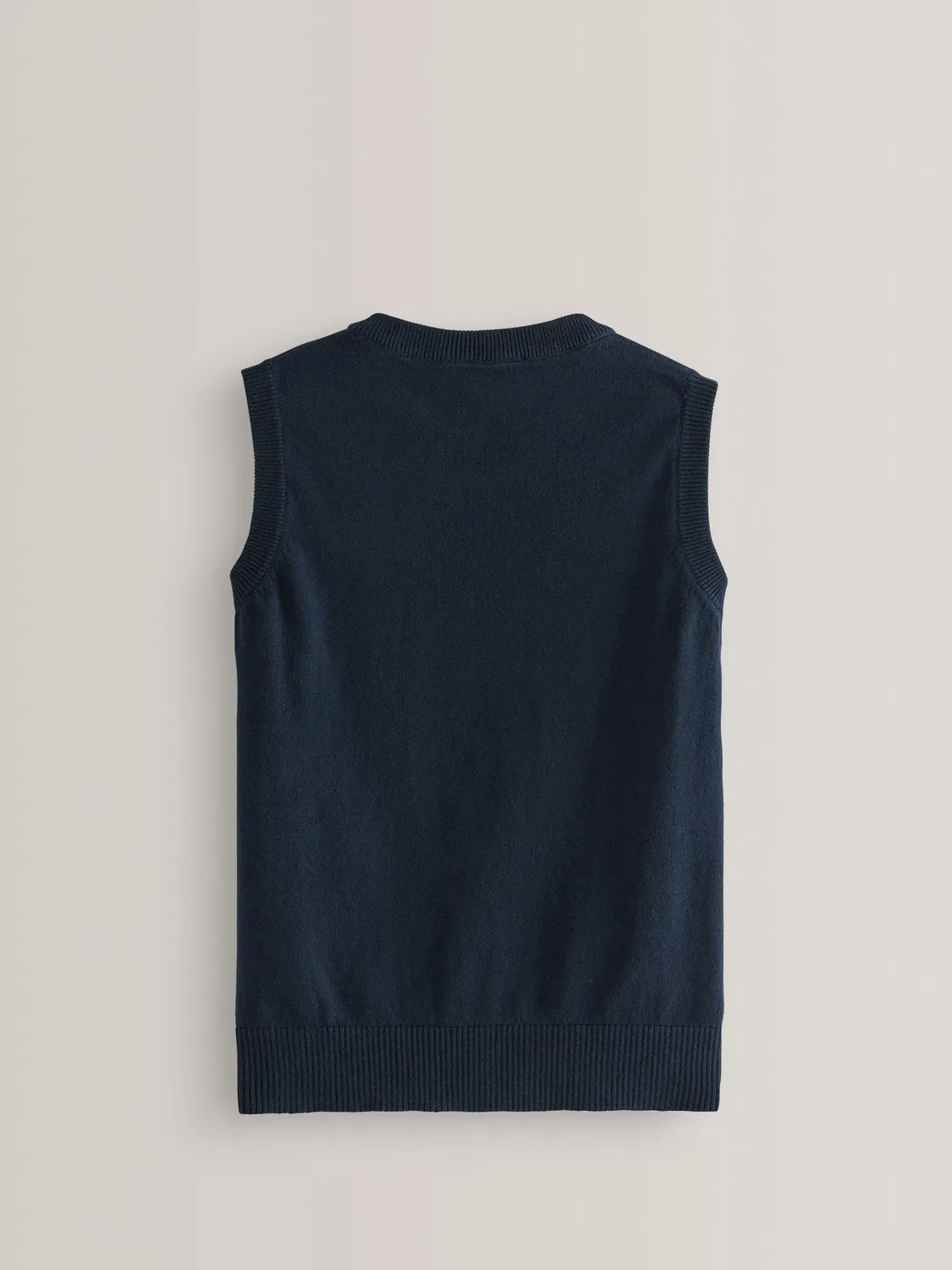 Топ-майка, V-образный вырез, Navy School Tank Top Next, синий — фото 2
