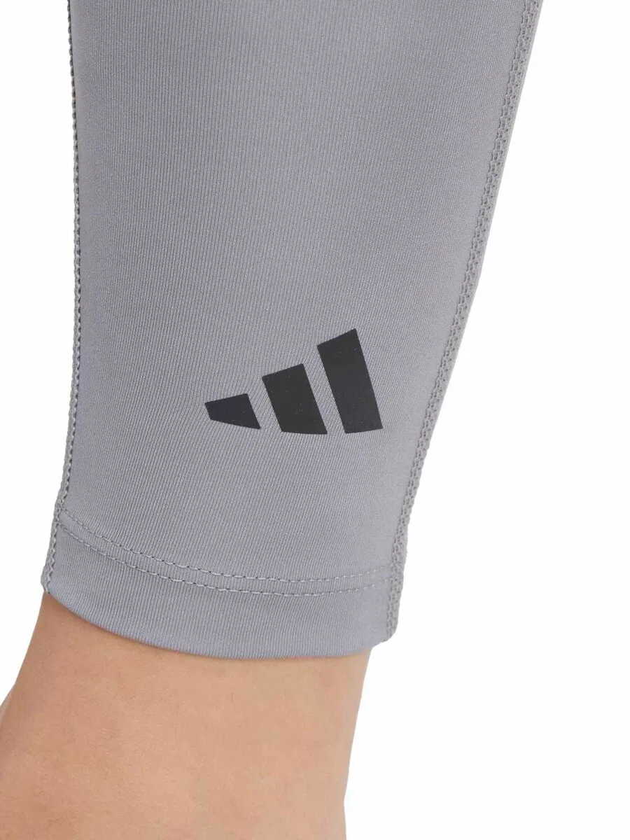 Узкие спортивные брюки ADIDAS PERFORMANCE серого цвета — фото 4
