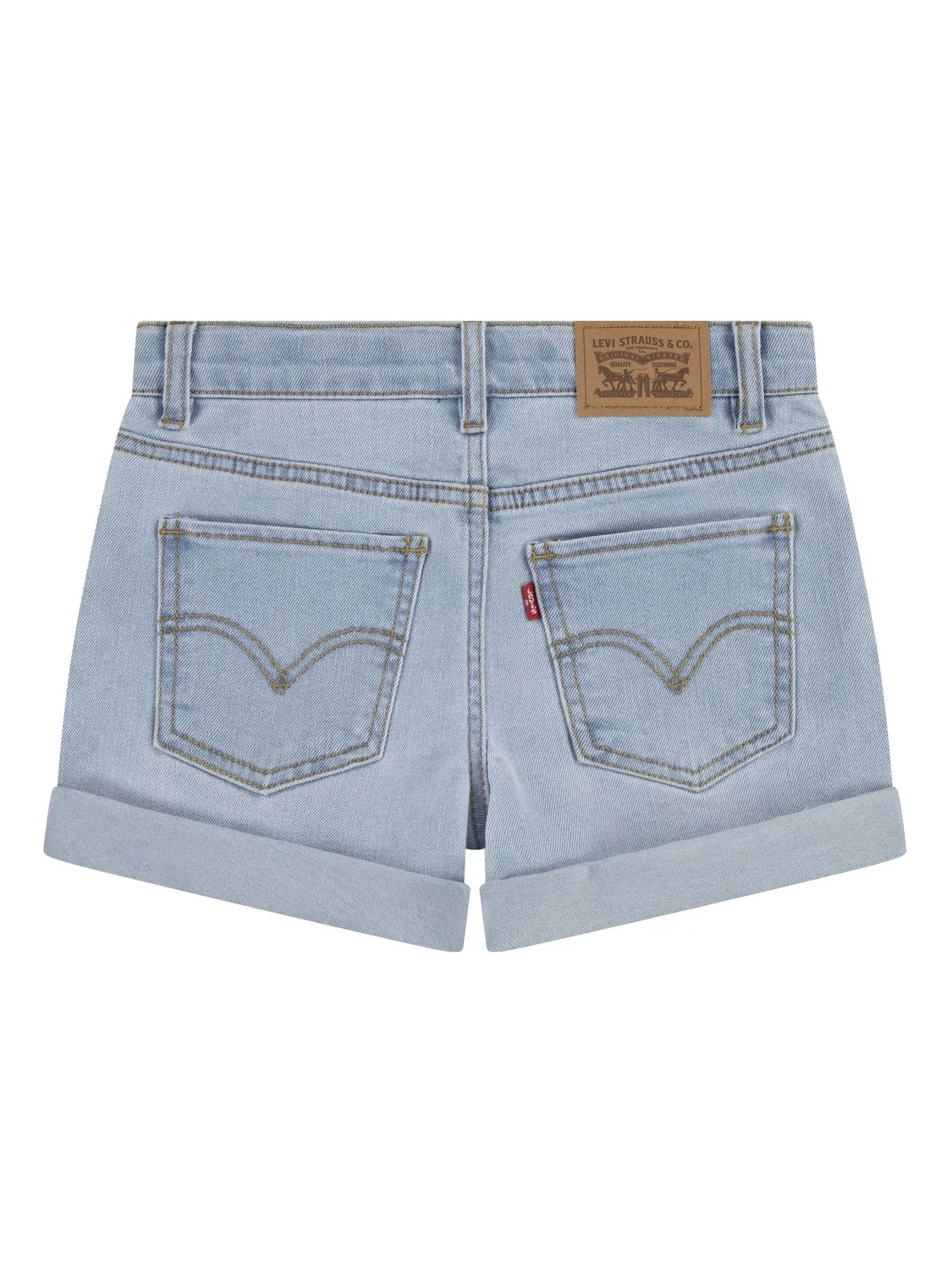 Шорты girlfriend, джинсовые Levi's, светло-голубой — фото 2