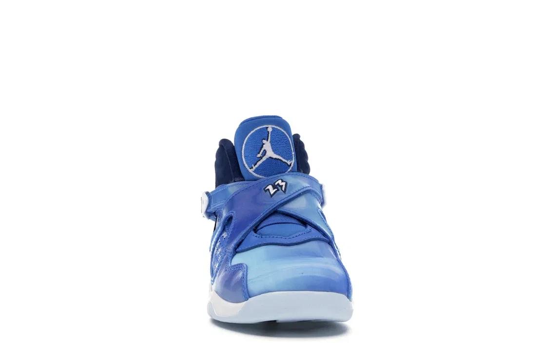 Детские кроссовки с модельным названием Jordan 8 Retro от бренда Jordan, Cobalt Blaze/Blue Void-White — фото 2