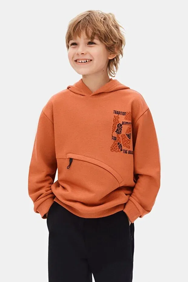 Детское худи для мальчиков с принтом Brave men's sweatshirt Generic Brands, Tile
