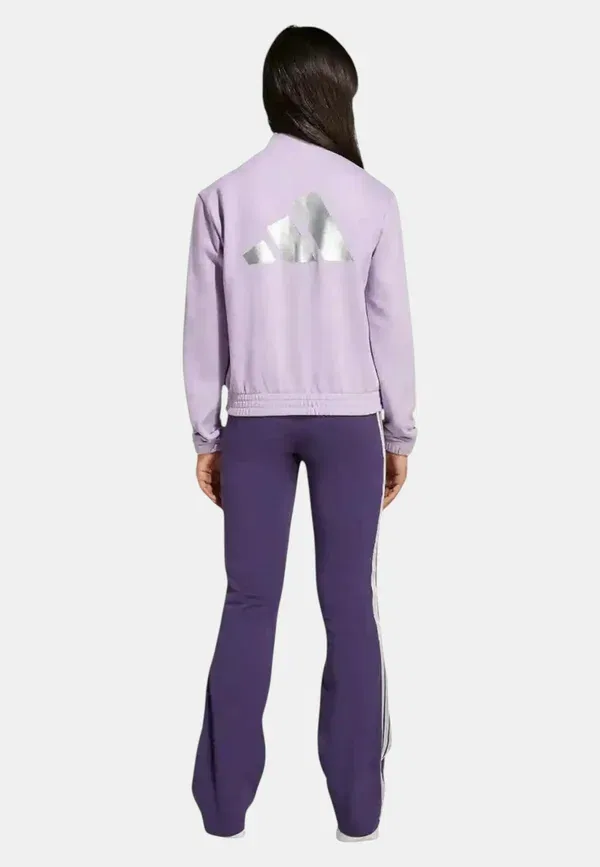 Спортивный костюм Adidas Glam Jr Adidas Performance, фиолетовый — фото 3