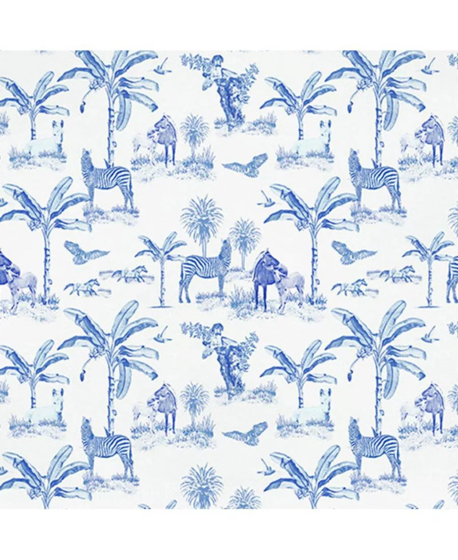 Комплект детской пижамы с длинным рукавом, с принтом Sant and Abel, Blue Skydog Toile — фото 4