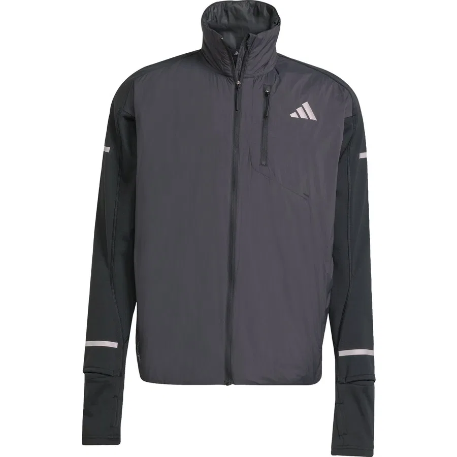 Мужская куртка-ветровка с утеплителем ClimaWarm Performance adidas, Черный — фото 3