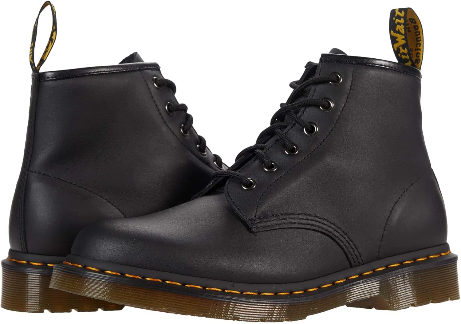 Ботинки Dr. Martens с шестью люверсами, Black (Black Nappa)