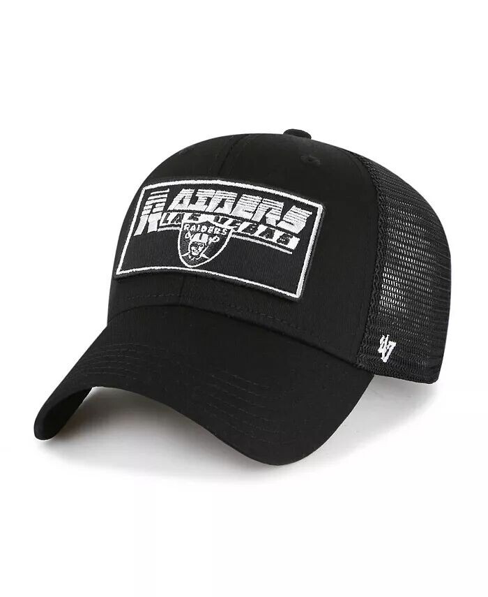 

Черная регулируемая кепка Big Boys Las Vegas Raiders Levee MVP Trucker '47 Brand