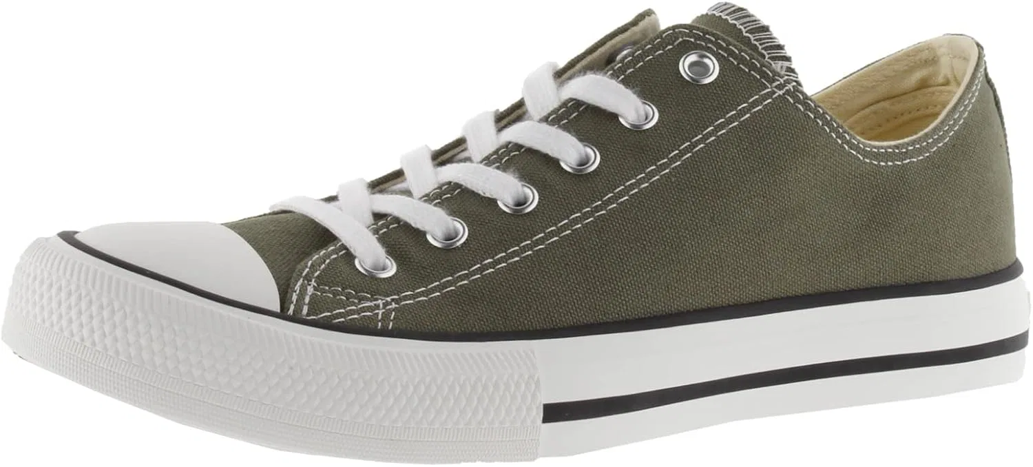Детские кеды Victoria Unisex Low-Top Tribu Canvas & Gummi-Zehe 106550, Khaki