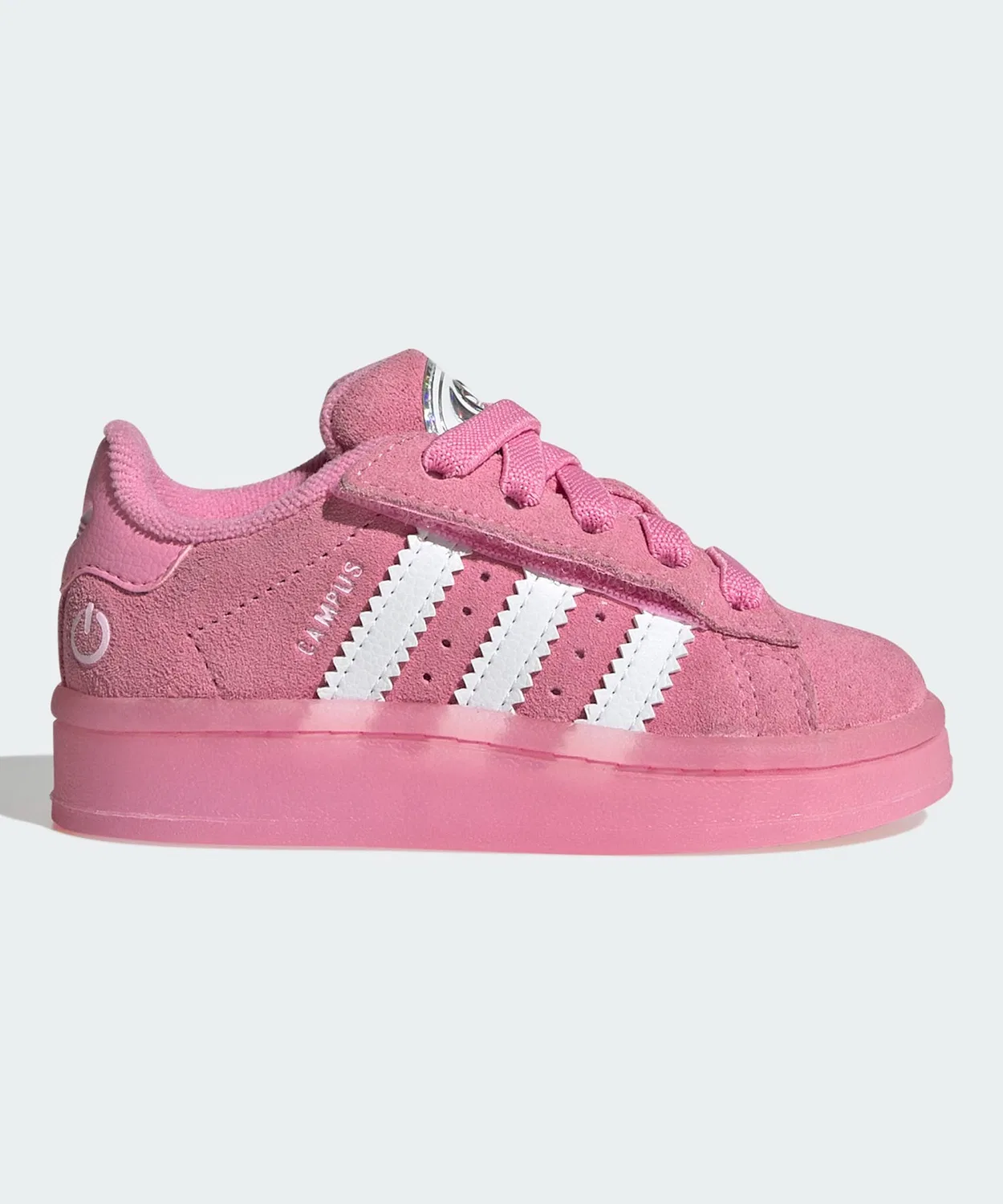 Детские кроссовки со светящейся подошвой Campus 00s Adidas Originals, Pink — фото 3