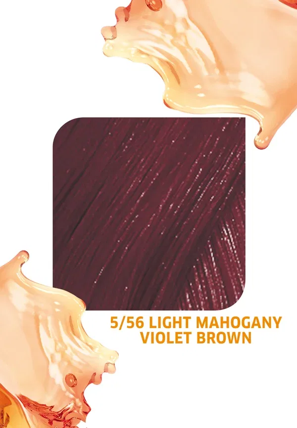 Краска для волос 75 мл Professionals color fresh Wella, Perl, цвет light brown mahagoni-violet — фото 4