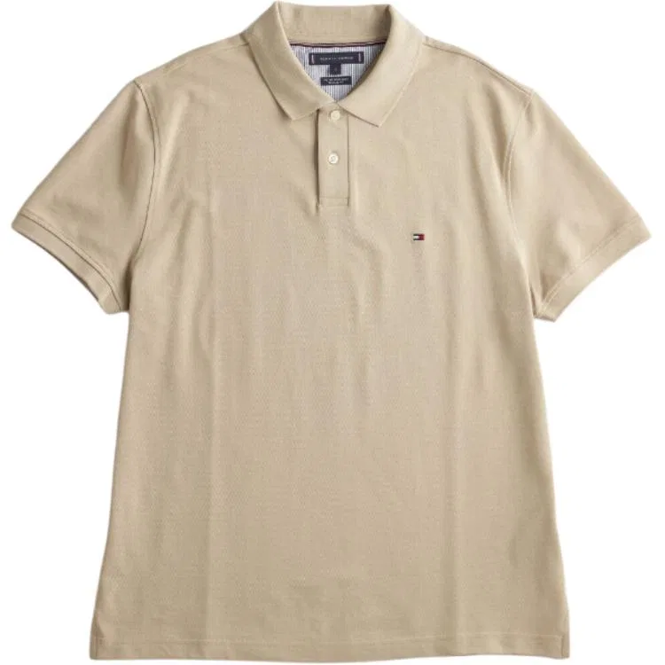 Поло мужское Beige, Tommy Hilfiger