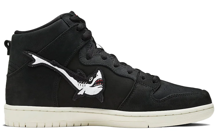 Кроссовки Nike Dunk SB High, черный/белый — фото 2