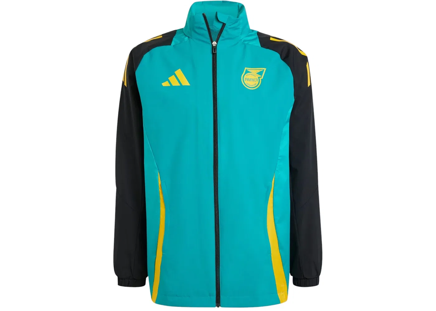 Мужская куртка с длинным рукавом Jamaica Tiro 24 All-Weather Jacket Adidas, Green Black
