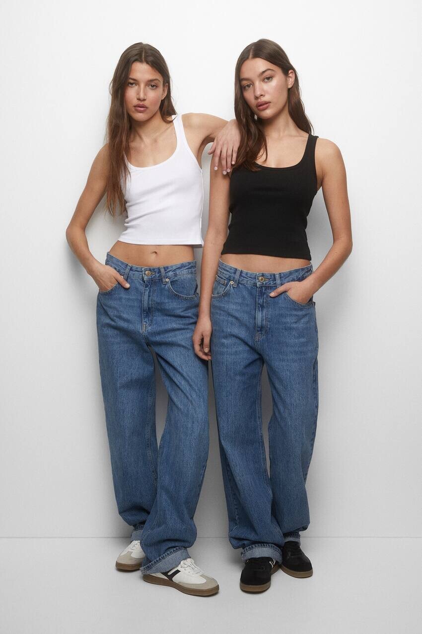 

Пакет майки Pull&Bear, белый черный