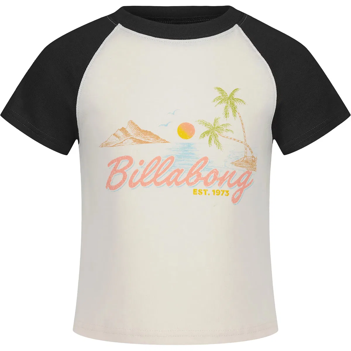 Детская футболка с принтом What A Vibe T-Shirt Billabong, Black Sands