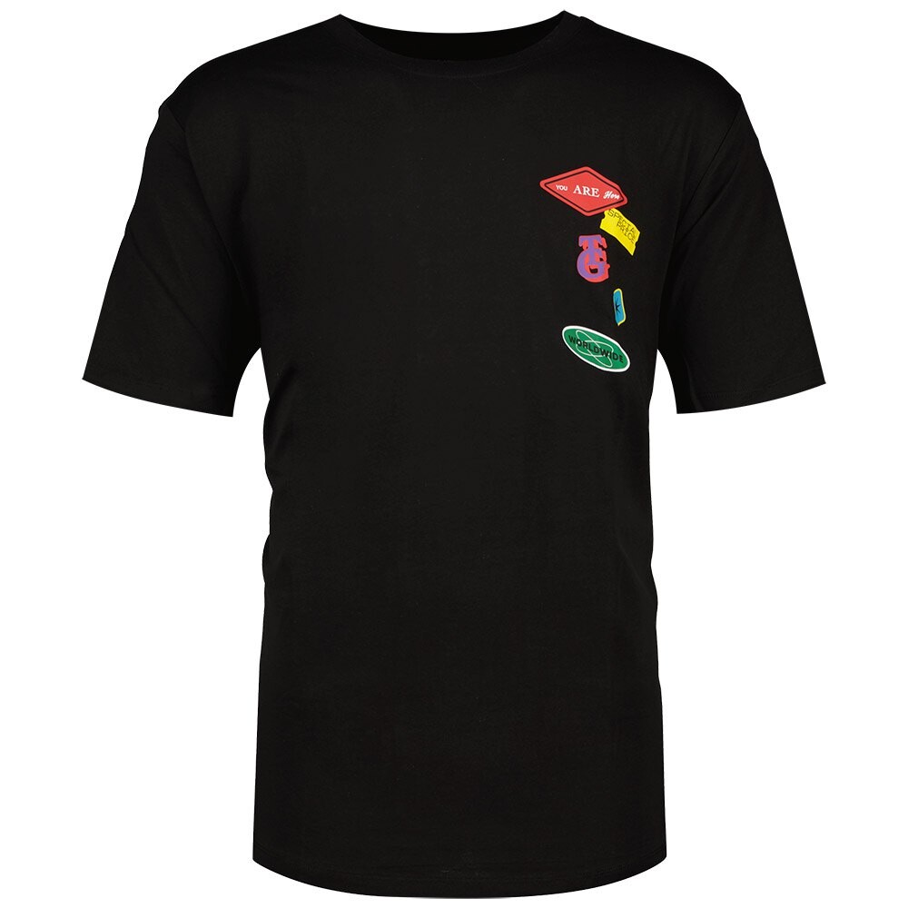 

Футболка с коротким рукавом Jack & Jones Decal, черный