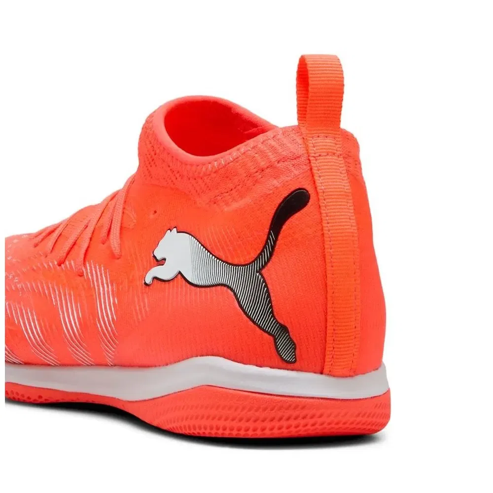 Футбольные бутсы детские Future 9 Match IT + Mid JR Puma, красный — фото 2