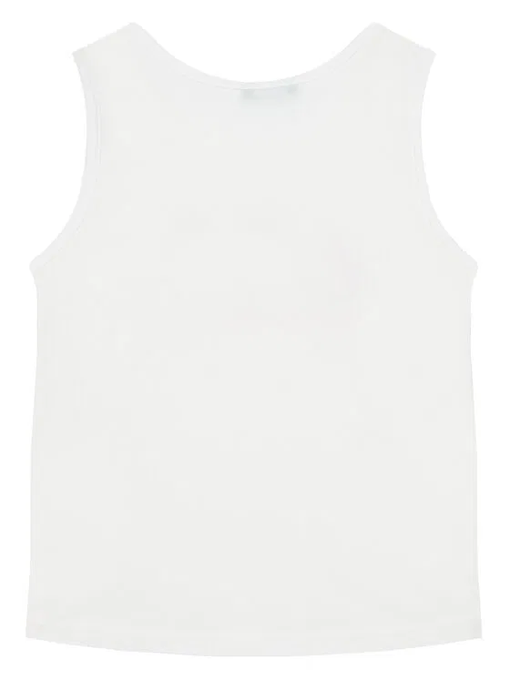Майка regular fit United Colors Of Benetton, белый — фото 2