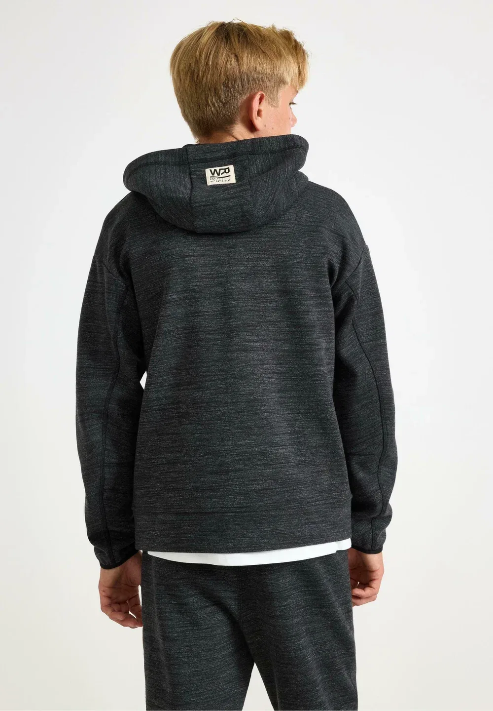 Толстовка с застежкой на молнию - свитшот на молнии Lindex, Black — фото 3