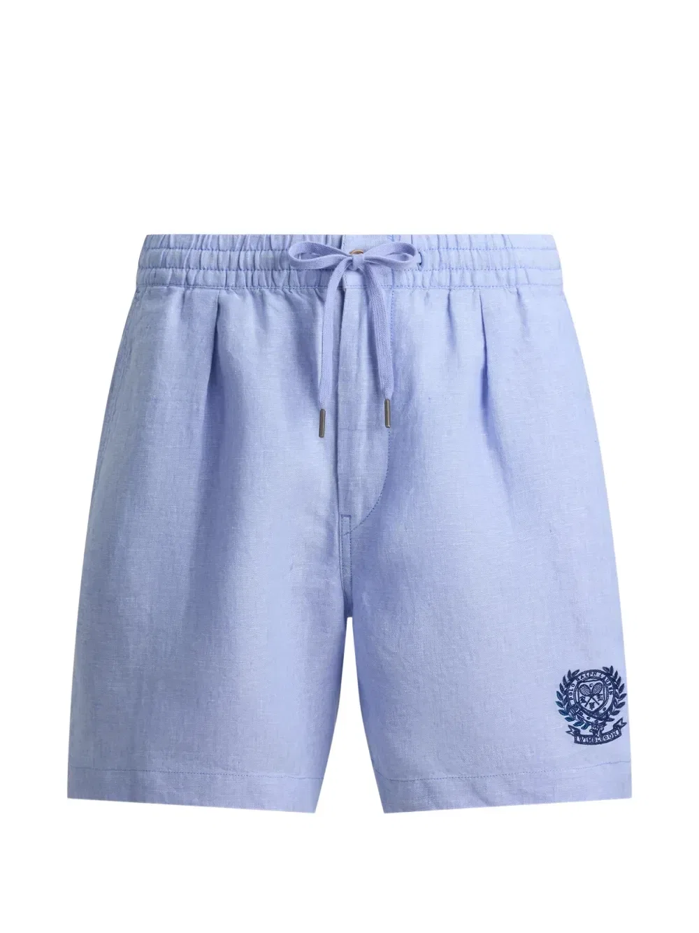 Льняные шорты с кулиской Polo Ralph Lauren, синий