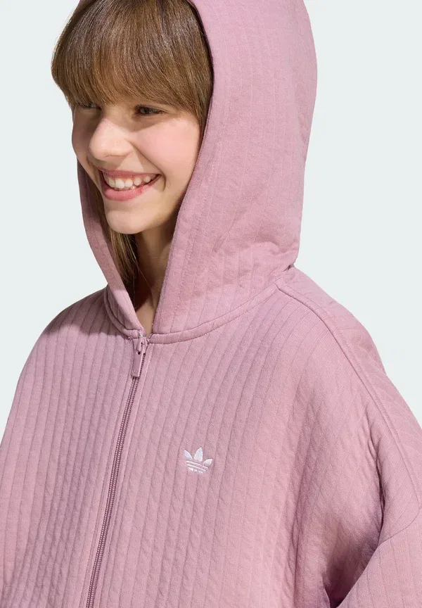 Худи на молнии Lo zip - толстовка на молнии для подростков Adidas Originals, сиреневый — фото 3