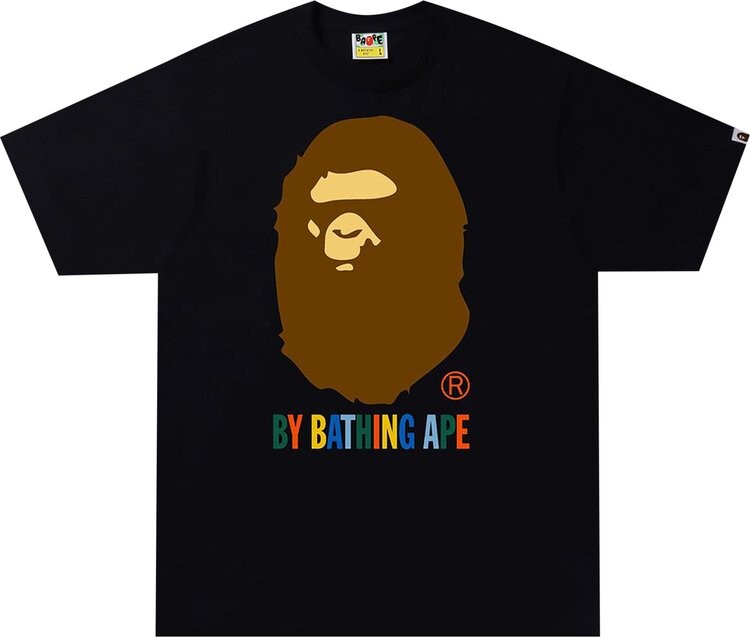 

Футболка BAPE Colors By Bathing Ape Tee 'Black', черный