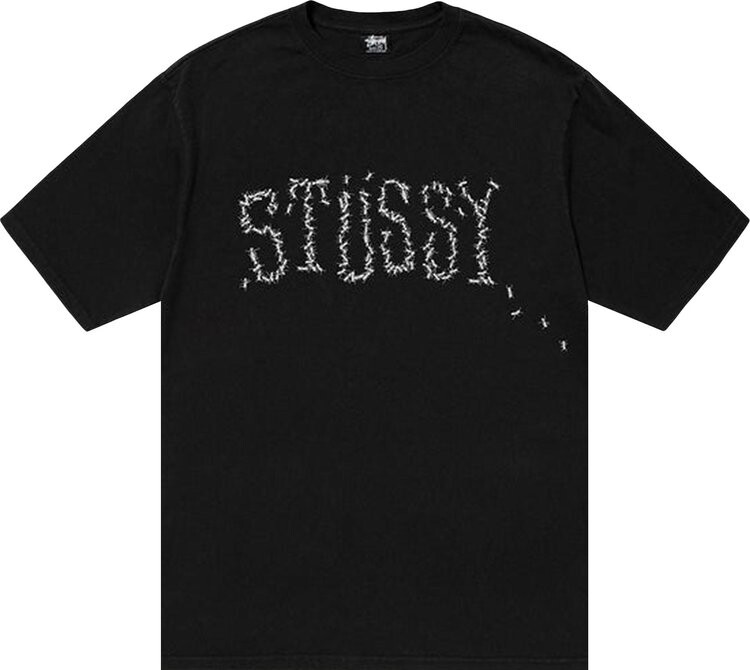 

Футболка Stussy Ants Pigment Dyed Tee 'Black', черный