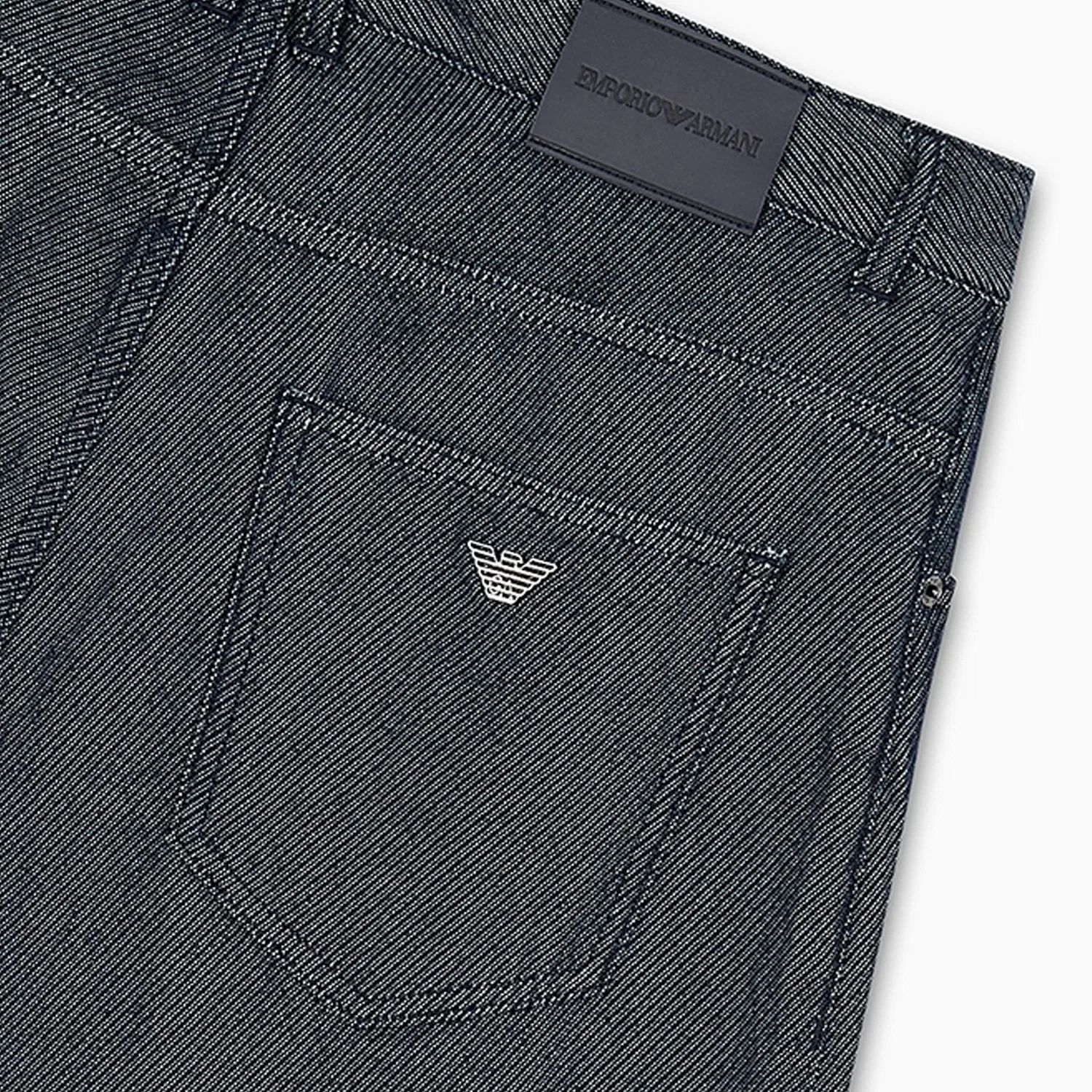 Мужские джинсы темно-синие SS24 Jeans EMPORIO ARMANI — фото 3