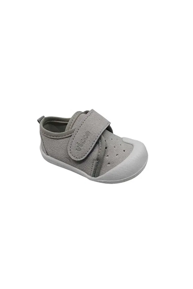 Детские ботинки для малышей с липучкой Vicco, Gray Gray — фото 4