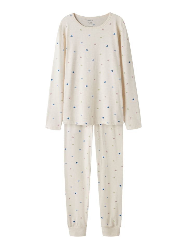 

Name it Пижама NKFNIGHTSET PEYOTE HEARTS в цвете пейот