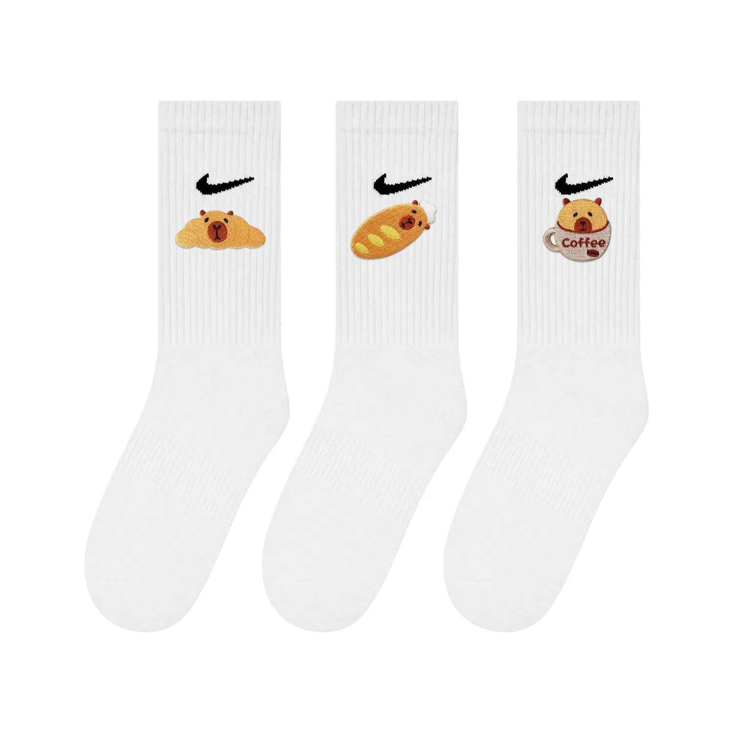 Детский комплект носков с вышитым медведем Nike
