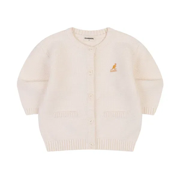 Кардиган детский хлопковый вязаный rc 0970, Kangol Kids, айвори