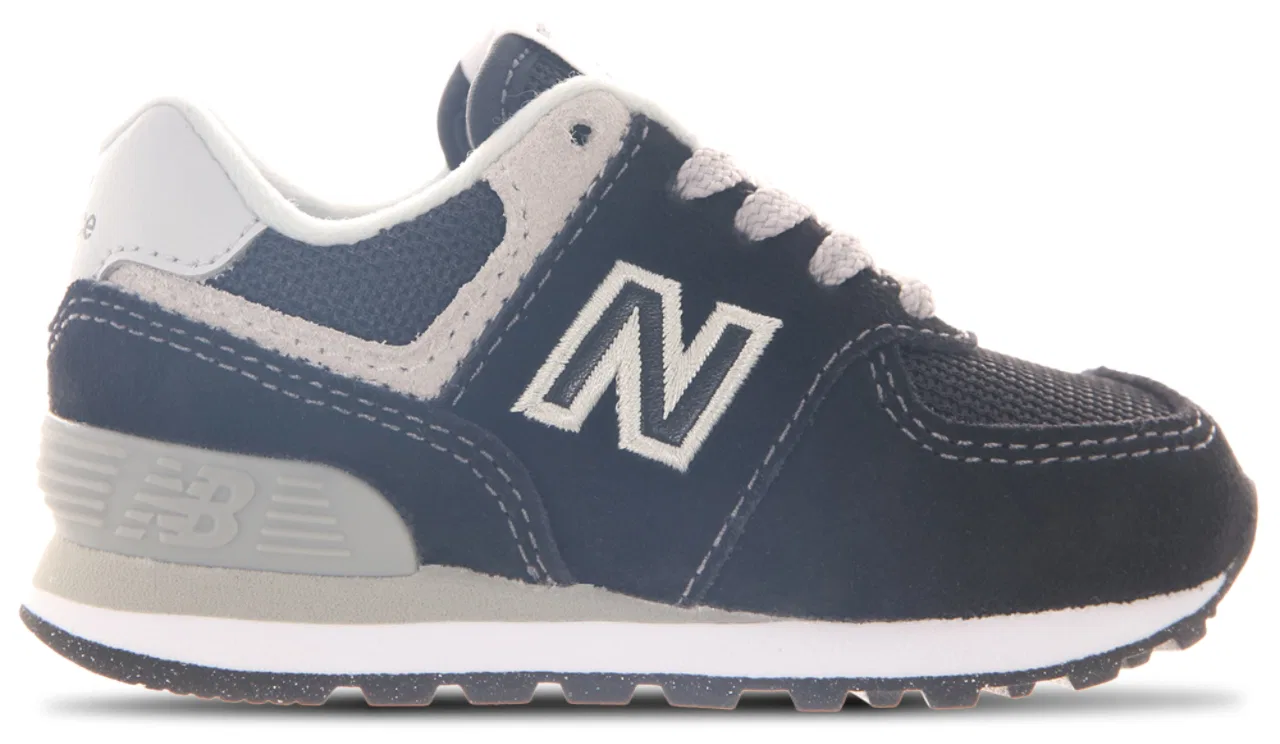 Кроссовки для мальчиков 574 New Balance, черный/белый