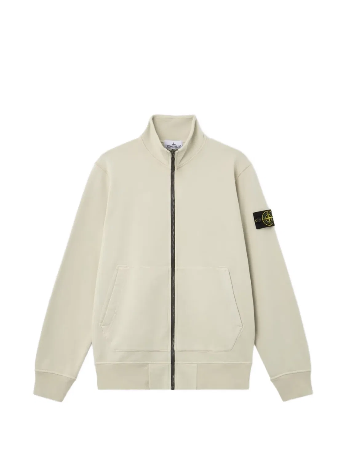 Свитер на молнии из хлопка Stone Island, нейтральные