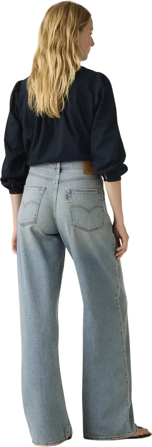 Женские джинсы свободного кроя Straight Mid Rise Baggy Fit Levi's, Gamble Time - Medium Wash — фото 2