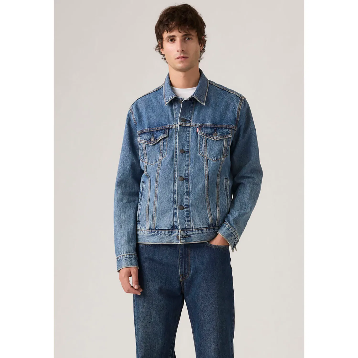 Мужская джинсовая куртка Trucker Jacket Levi's, Washed Away
