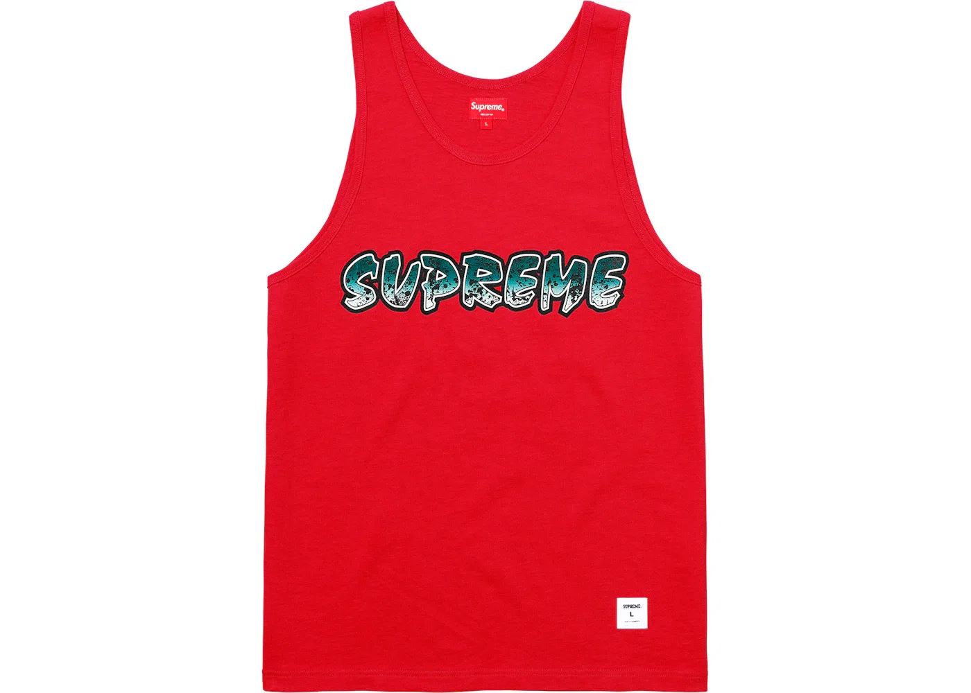 Мужская футболка с принтом Supreme Top, Red