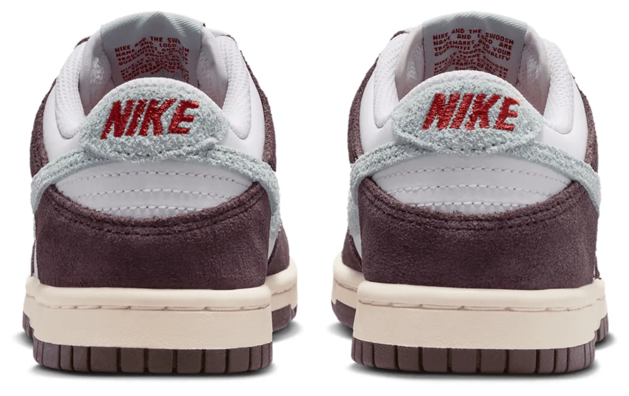 Кроссовки для мальчиков Dunk Low SE 1 Nike, цвет White/Glacier Blue/Burgundy Ash — фото 3