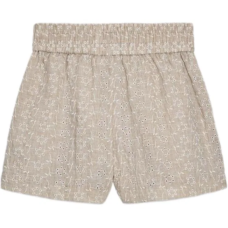 Женские шорты повседневные Light Brown ZARA, Светло-коричневый — фото 3