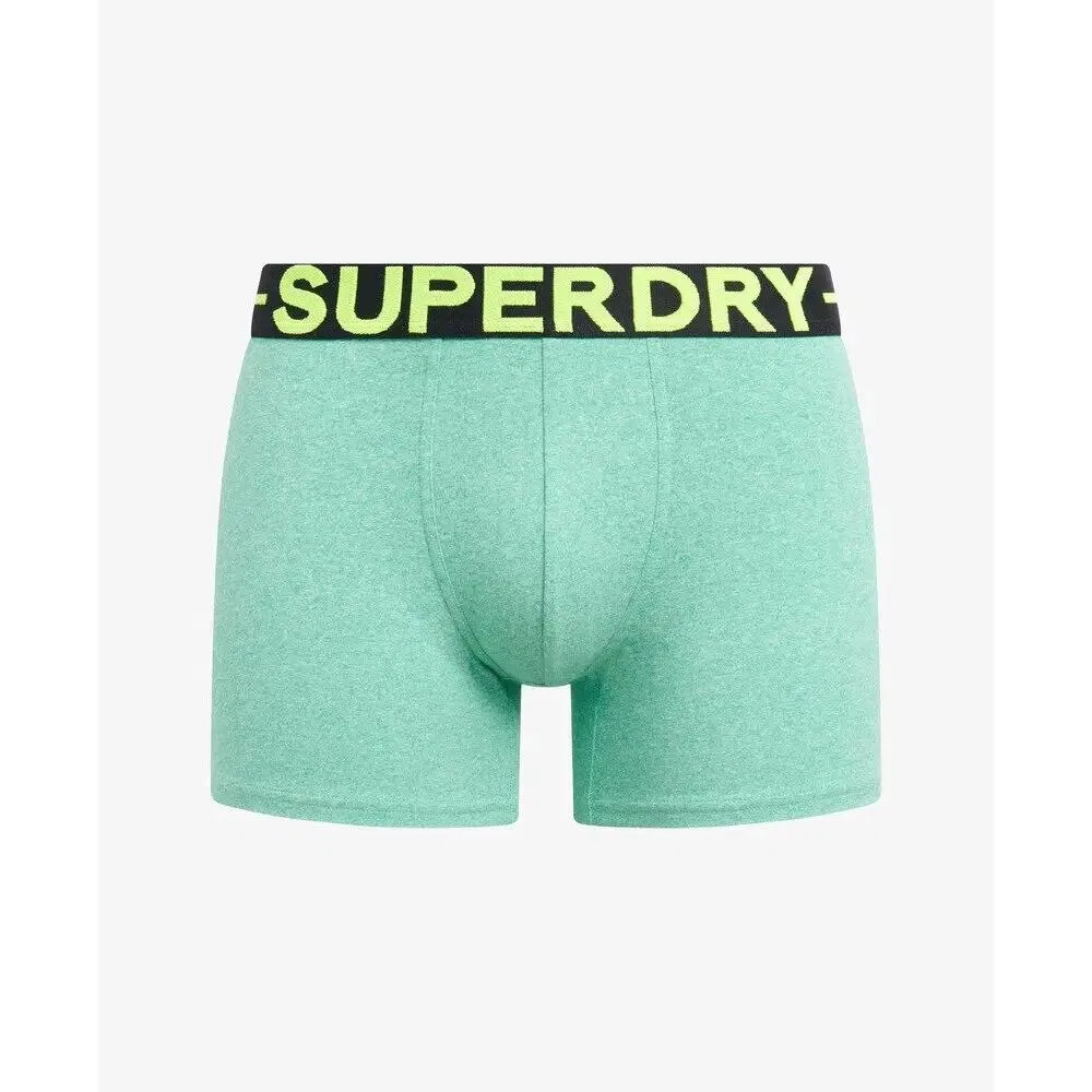 Мужские боксеры с принтом Superdry, Цвет Grun Fluoreszierendes Neongrun — фото 3