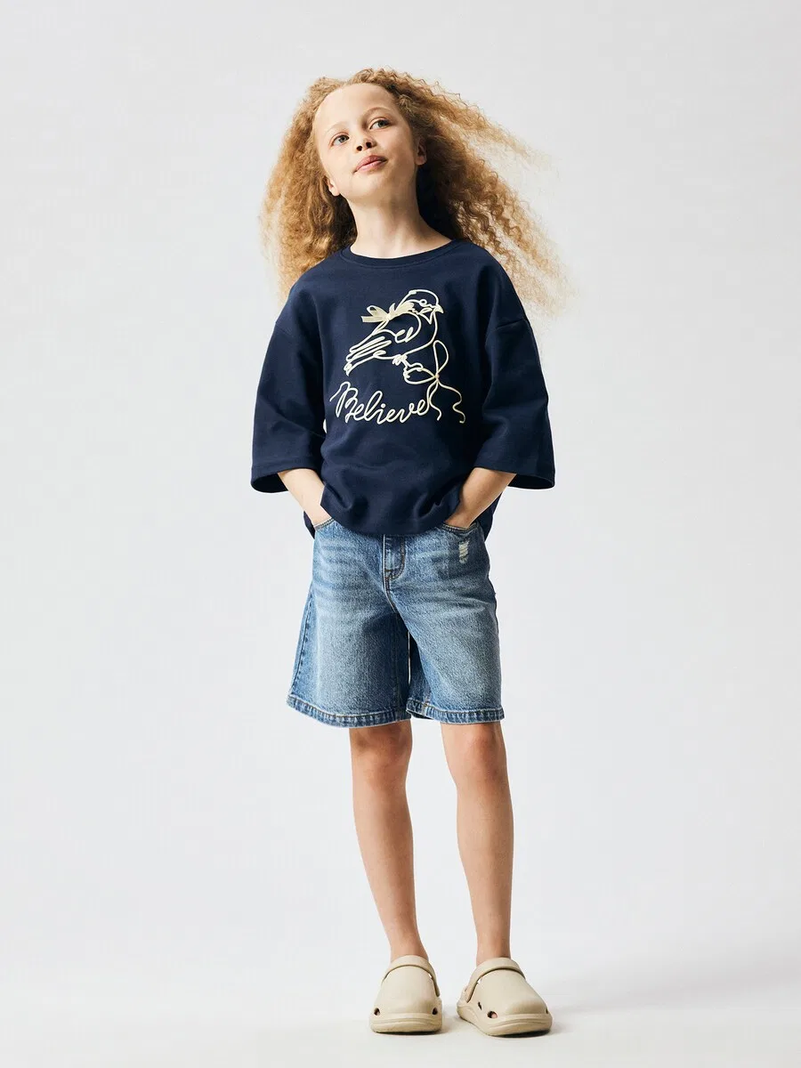 Джинсы NAME IT Regular Jeans 'NKFRose' темно-синего цвета — фото 4