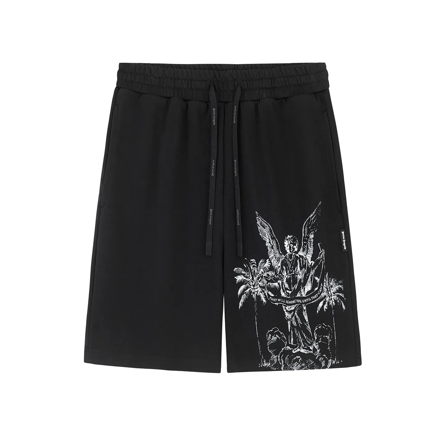 Детские шорты свободного кроя PALM ANGELS, Black