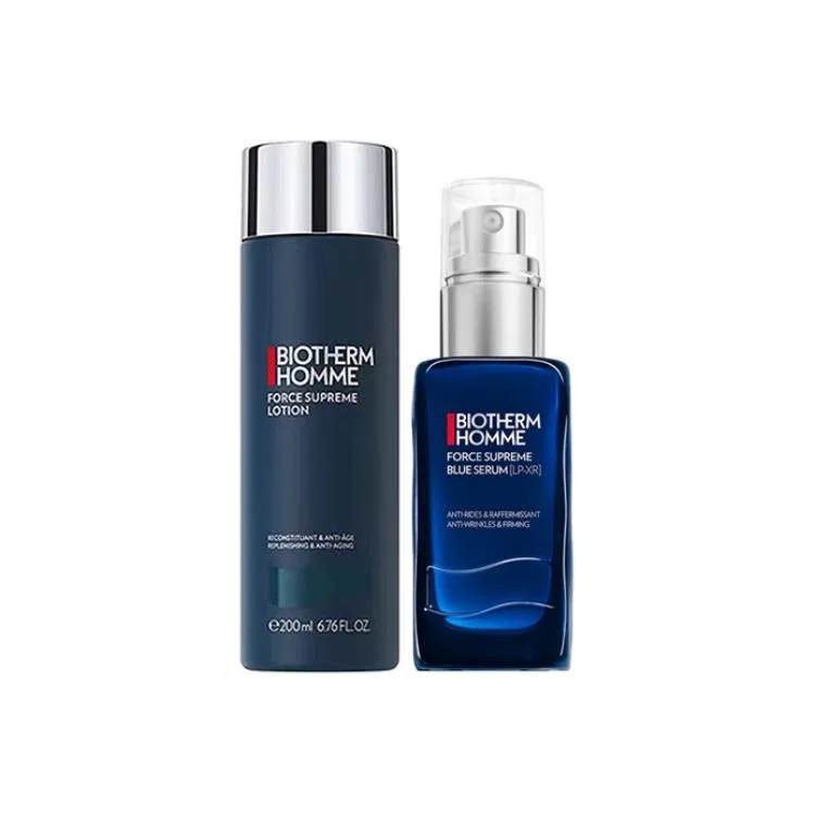 Мужской набор для ухода за кожей с лифтинг-эффектом Blue Diamond, BIOTHERM, Black