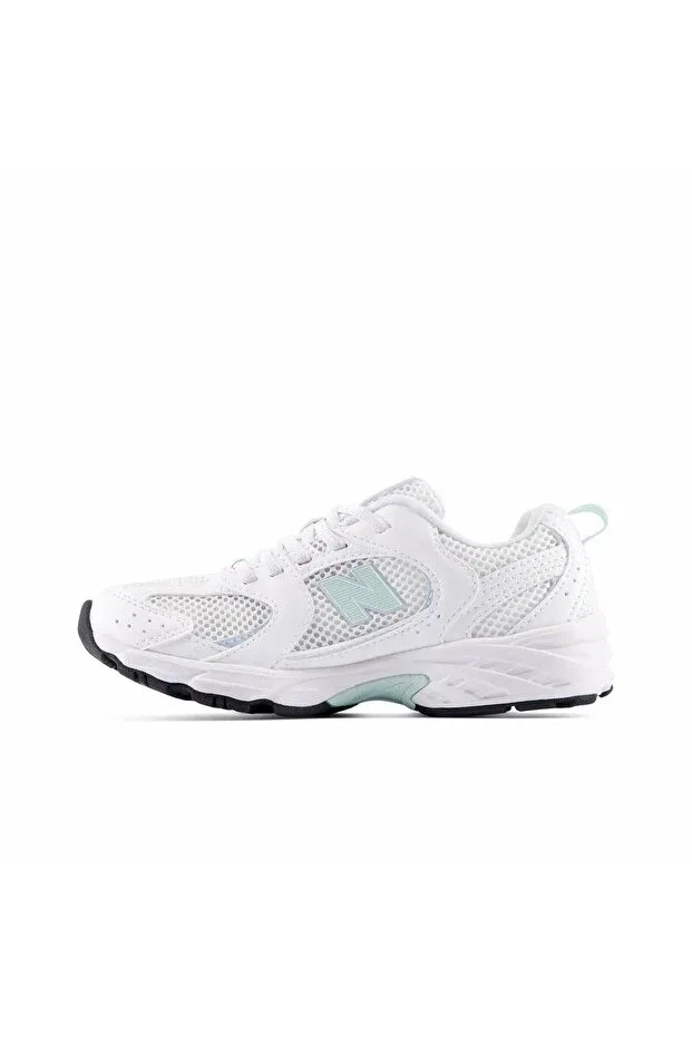 Детские кроссовки для девочек шнурующиеся New Balance, White — фото 2