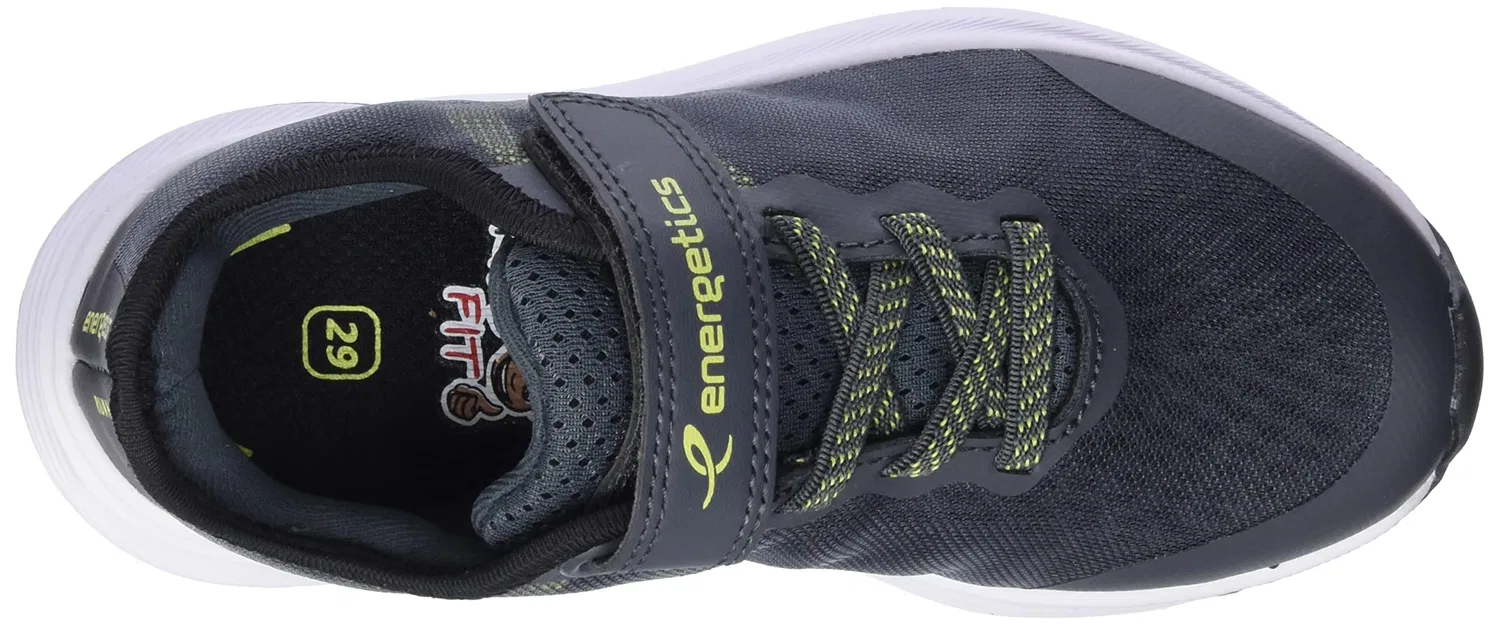 Детские кроссовки для ходьбы дышащие Oz 2.4 Energetics, Anthracite Black Gre — фото 3