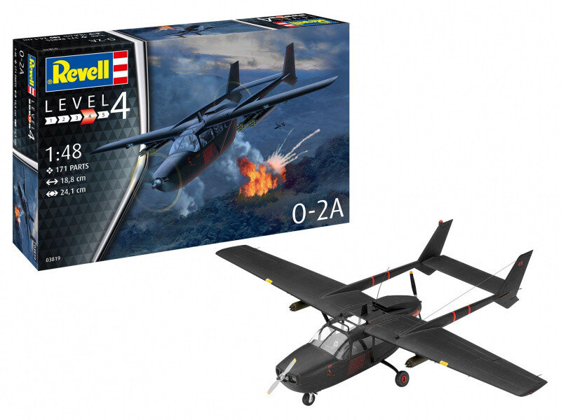 

Revell, Самолет O-2a Skymaster 1/48, пластиковая модель