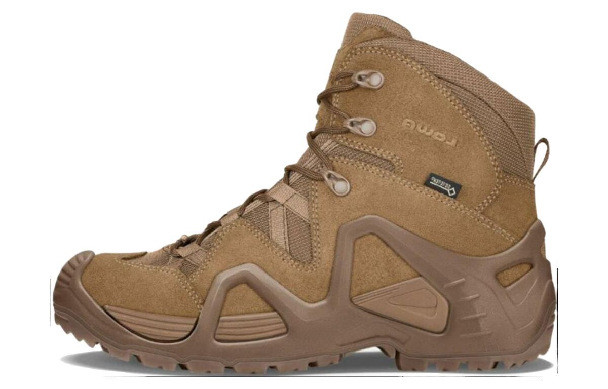 

ZEPHYR Кроссовки для походов и треккинга женские с высоким берцем коричневого цвета Lowa