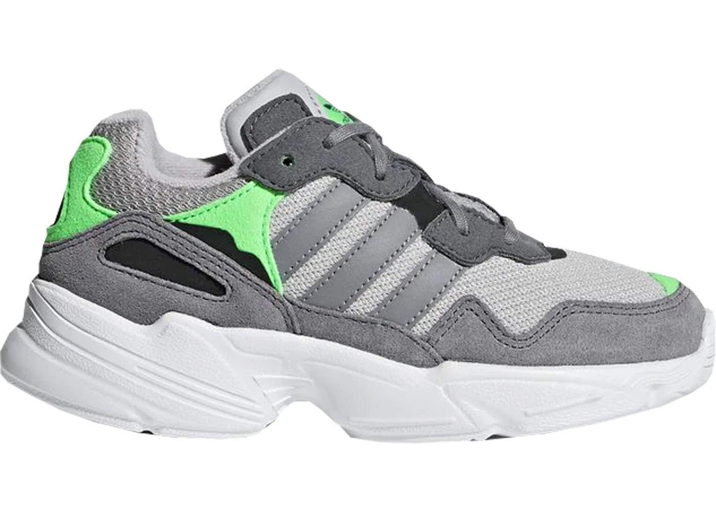 Детские кроссовки Lifestyle Yung-96 Adidas, Grey Two/Grey Three/Shock Pink