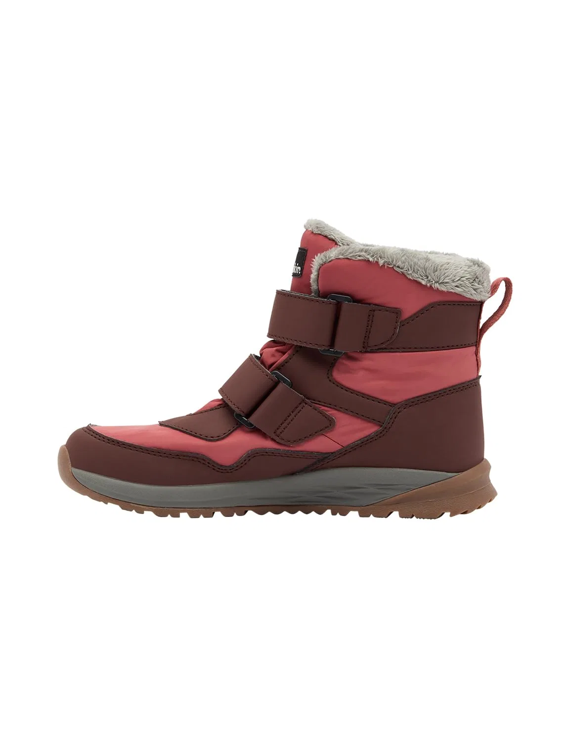 Детские зимние ботинки для девочек с мембраной Polar Bear-g Texapore Mid Vc K Jack Wolfskin, Dark Mahogany — фото 2