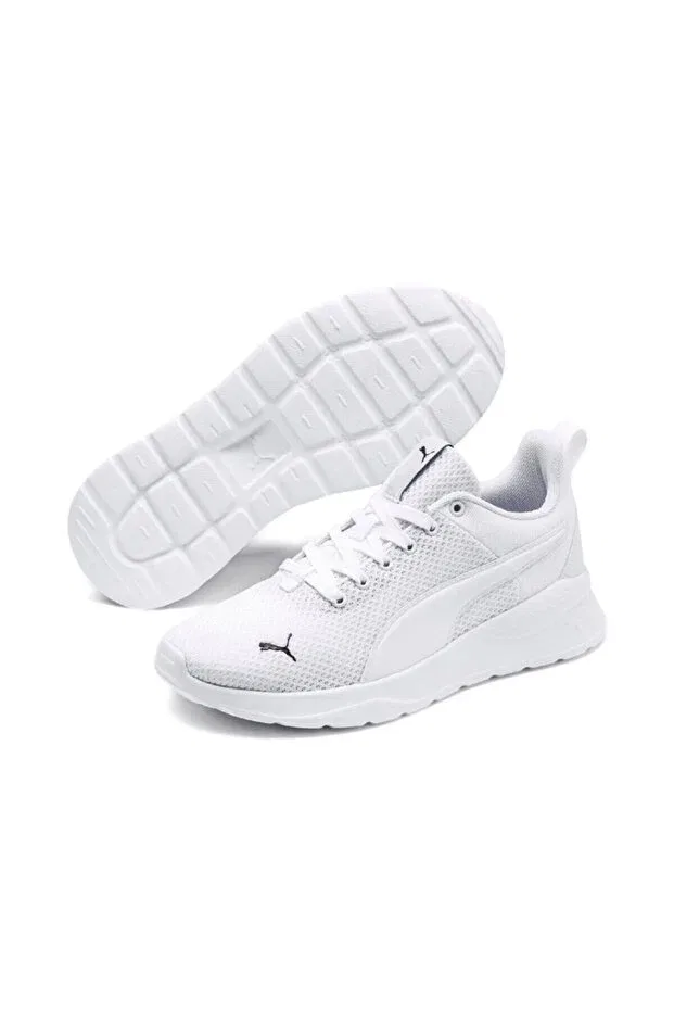 Детские кроссовки для девочек шнурованные Anzarun Lite Jr Puma, White